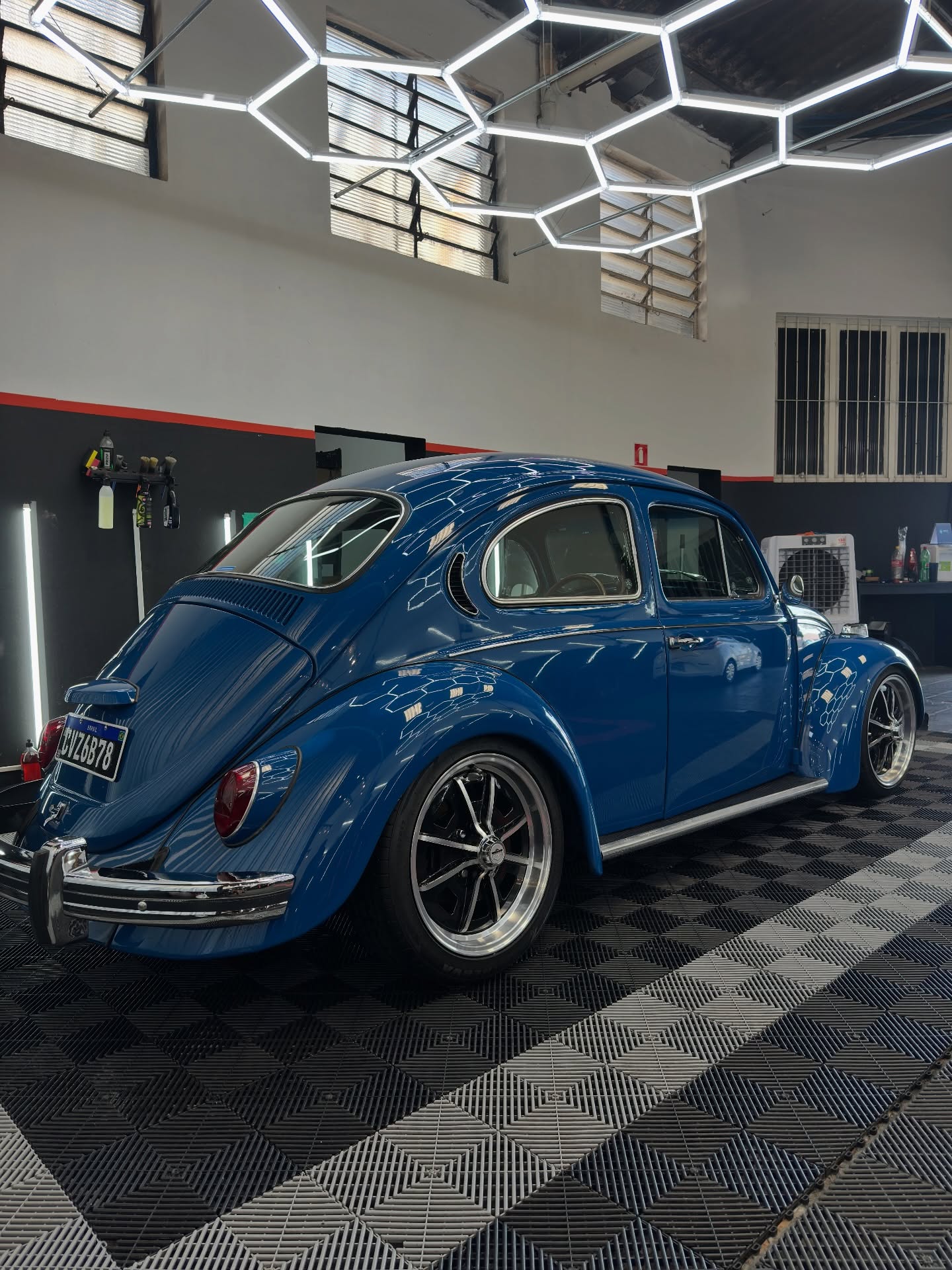 Fusca – Polimento de Faróis